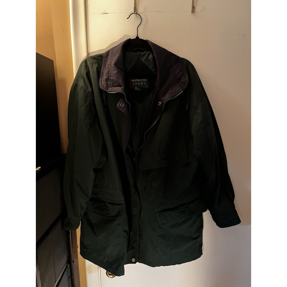 Vintage Preston & York Sport Forest Green Field Jacket - Large